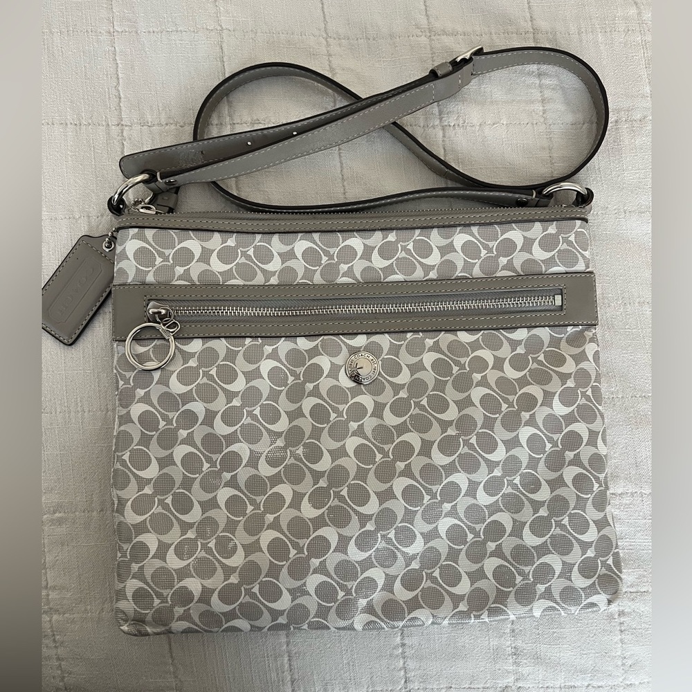 Coach Vinyl Logo Bag